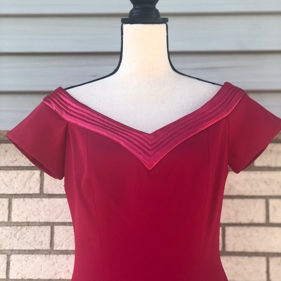 Talbots Rimini V-neck Hot Pink Dress 12 - Picture 3 of 8